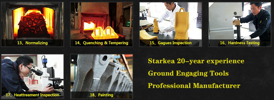 BUCKET TEETH PRODUCTION PROCESS